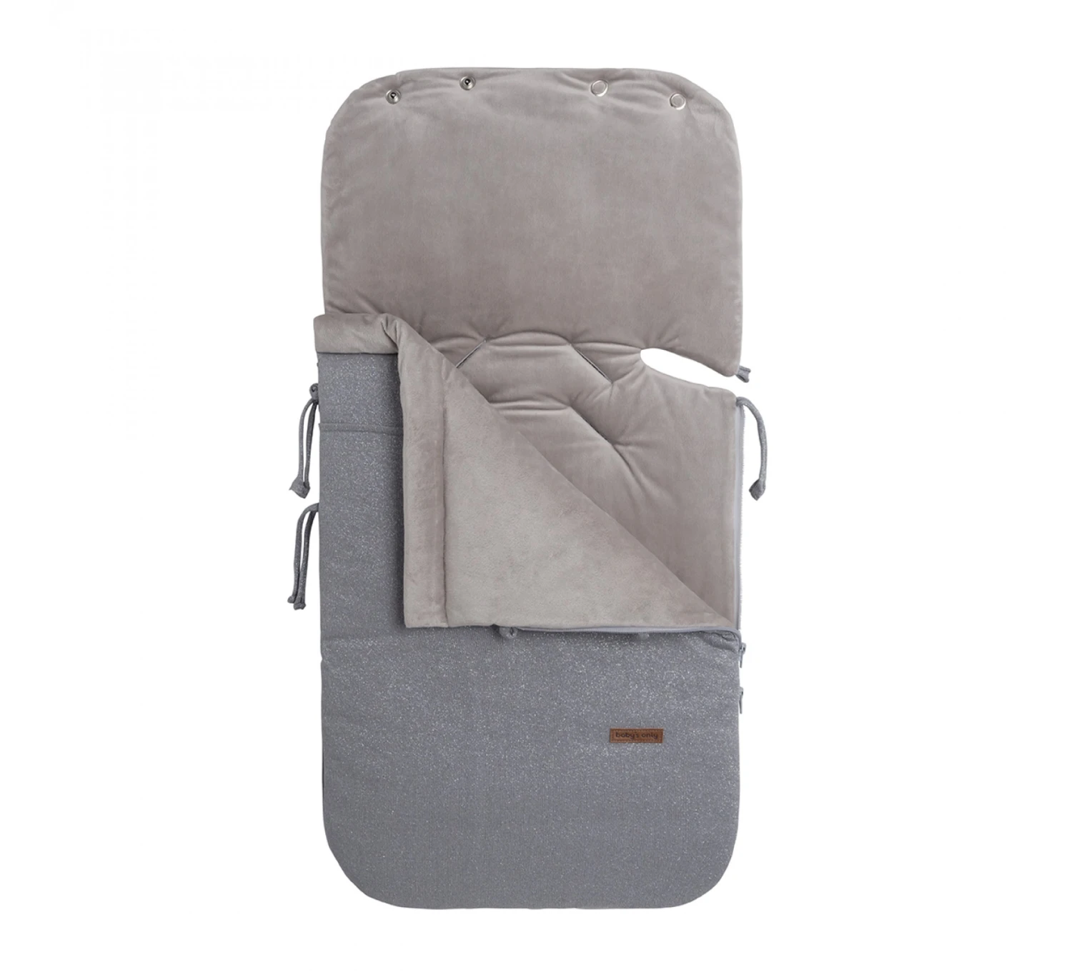 Voetenzak Autostoel Sparkle - Zilvergrijs 3 Voetenzak Autostoel Sparkle - Zilvergrijs