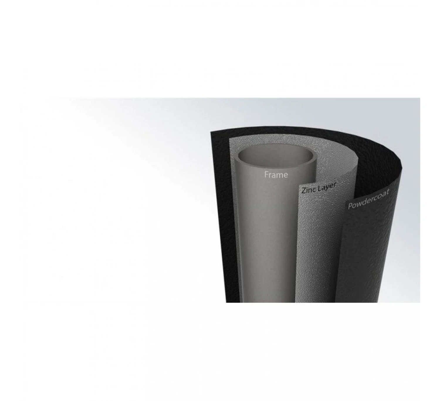 Berg Champion Inground 380 Trampoline - Grijs 6 Berg Champion Inground 380 Trampoline - Grijs - Afbeelding 4