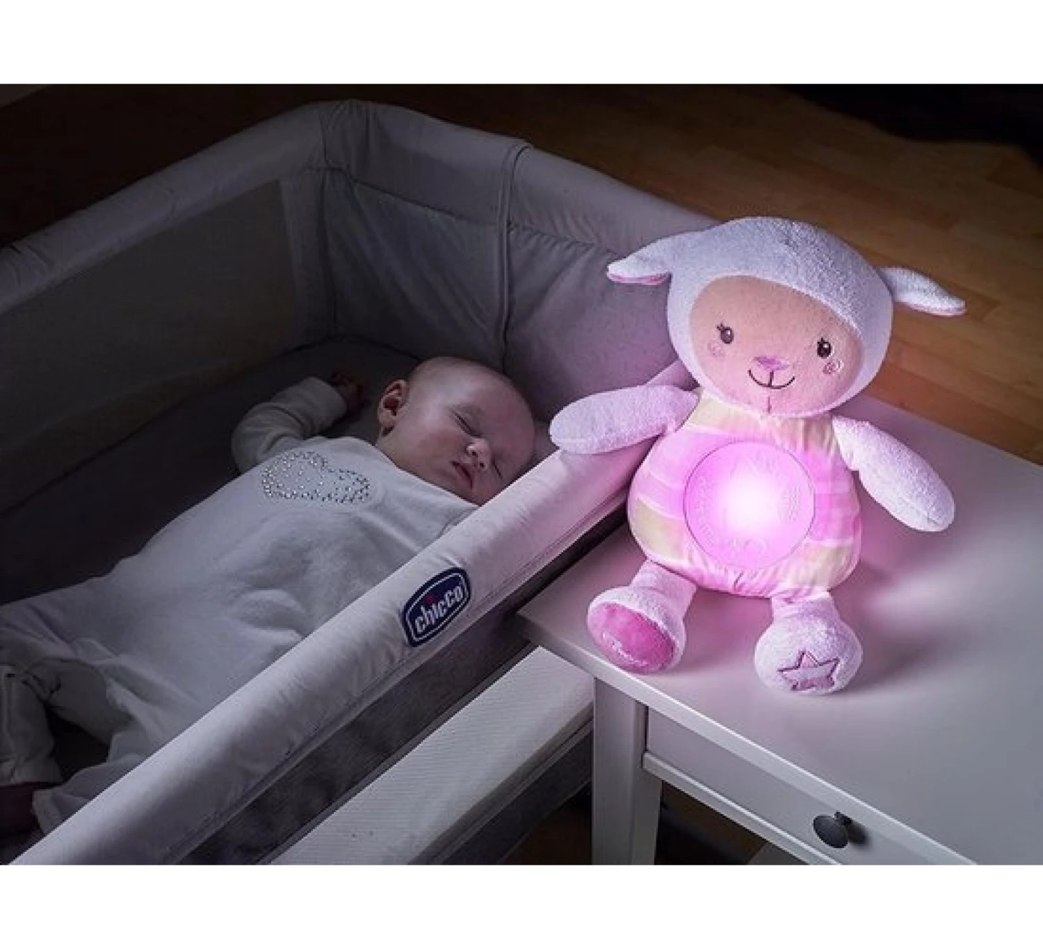 CHICCO Zacht Schaapje Met Woordjes - Roze 4 CHICCO Zacht Schaapje Met Woordjes - Roze - Afbeelding 2