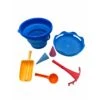 Zandspeelset - Strandset 7 Delig - Blauw -Little Dutch Winkel compact toys zandspeelset strandset 7 delig blauw