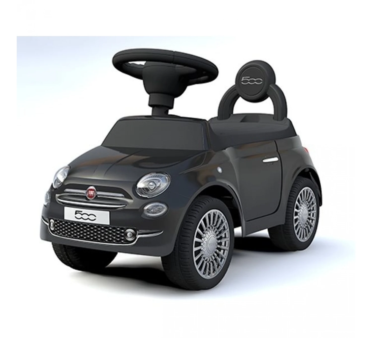 Loopauto Fiat 500 - Zwart 3 Loopauto Fiat 500 - Zwart