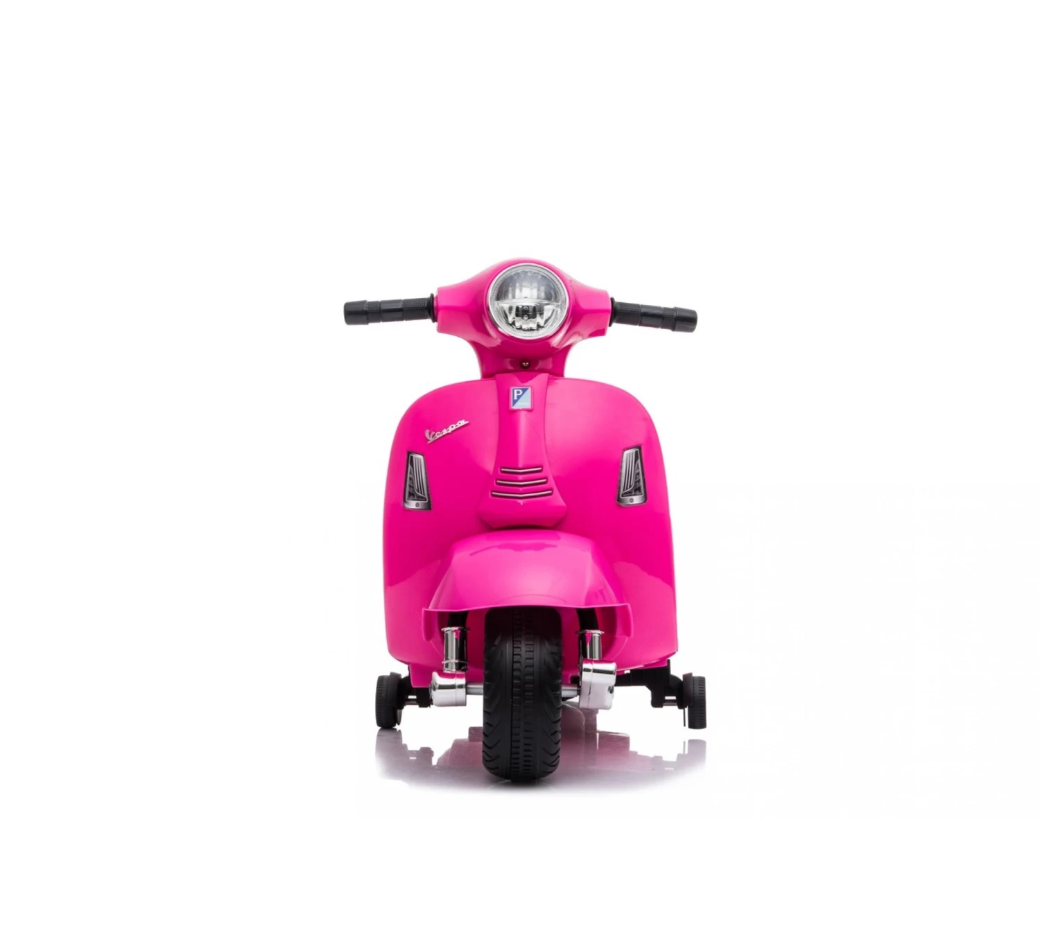 Loopauto Vespa Scooter Elektrisch - Roze 4 Loopauto Vespa Scooter Elektrisch - Roze - Afbeelding 2