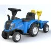 Tractor Loopwagen - New Holland Met Kar 2 Tractor Loopwagen - New Holland Met Kar -Little Dutch Winkel happy baby tractor loopwagen new holland met kar