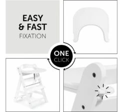 HAUCK Alpha Click Tray - White 8 HAUCK Alpha Click Tray - White -Little Dutch Winkel hauck alpha click tray white 1