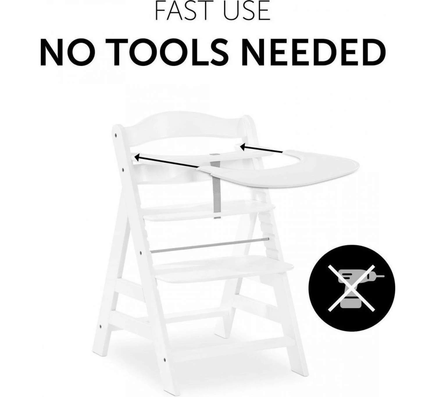 HAUCK Alpha Click Tray - White 6 HAUCK Alpha Click Tray - White - Afbeelding 4