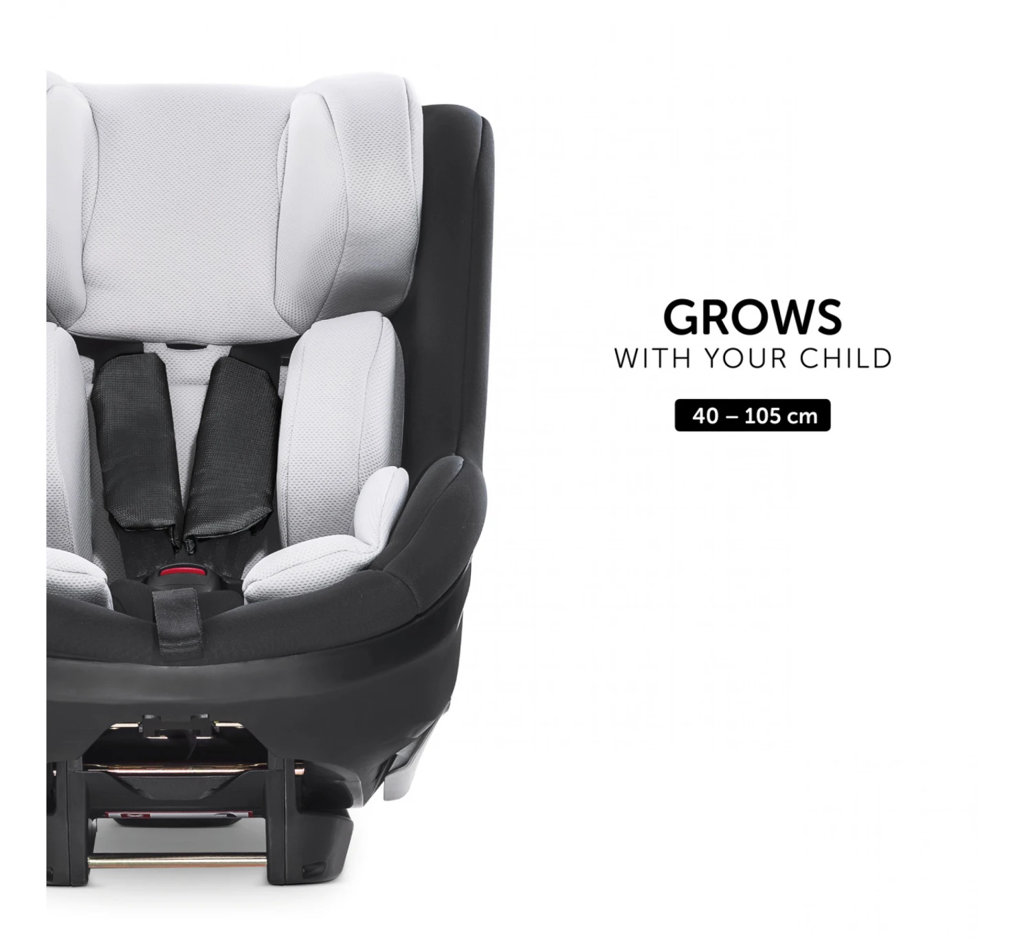 HAUCK IPro Kids I-Size Autostoel - Caviar 4 HAUCK IPro Kids I-Size Autostoel - Caviar - Afbeelding 2
