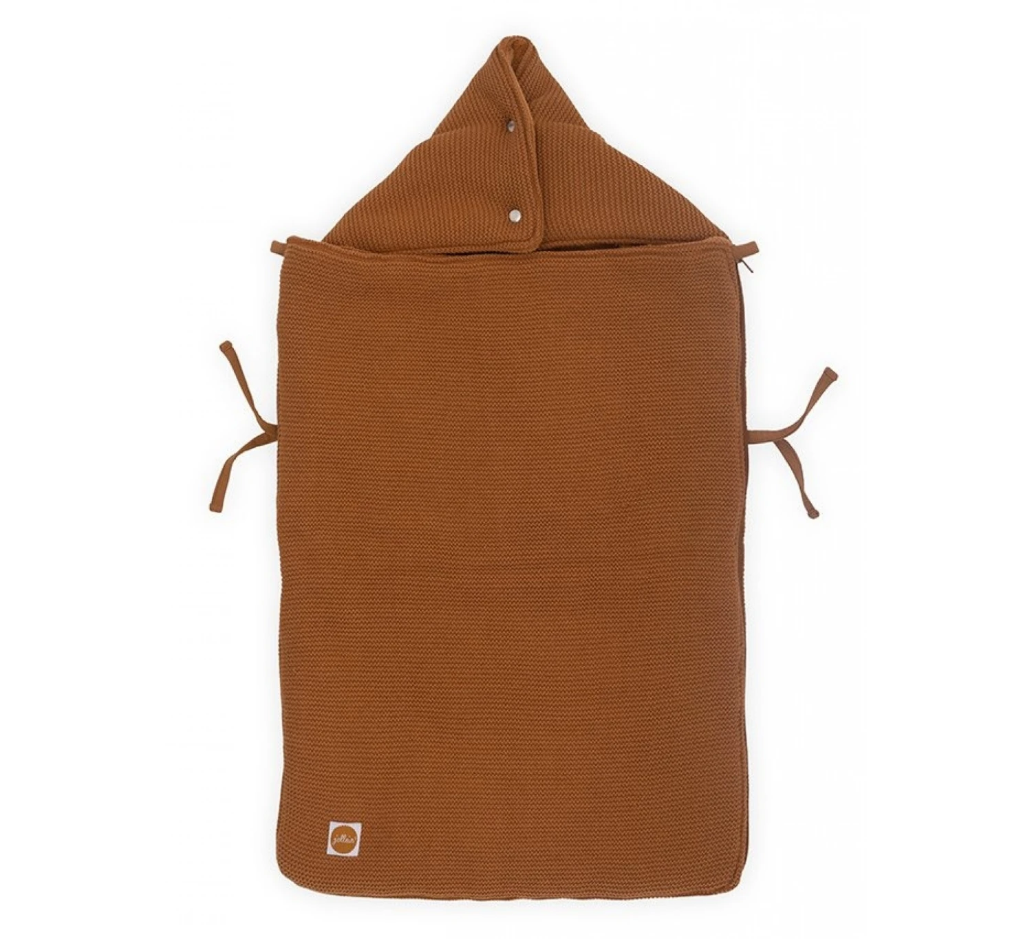 Jollein Voetenzak 3/5 Punt Basic Knit - Caramel 6 Jollein Voetenzak 3/5 Punt Basic Knit - Caramel - Afbeelding 4