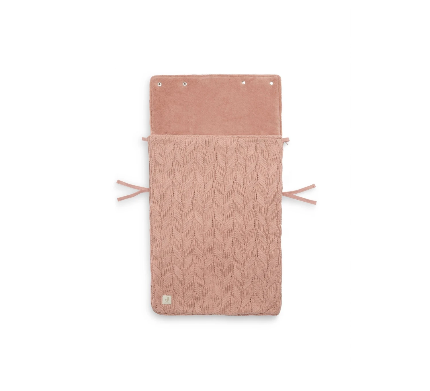 Jollein Voetenzak Groep 0+ Spring Knit - Rosewood 4 Jollein Voetenzak Groep 0+ Spring Knit - Rosewood - Afbeelding 2