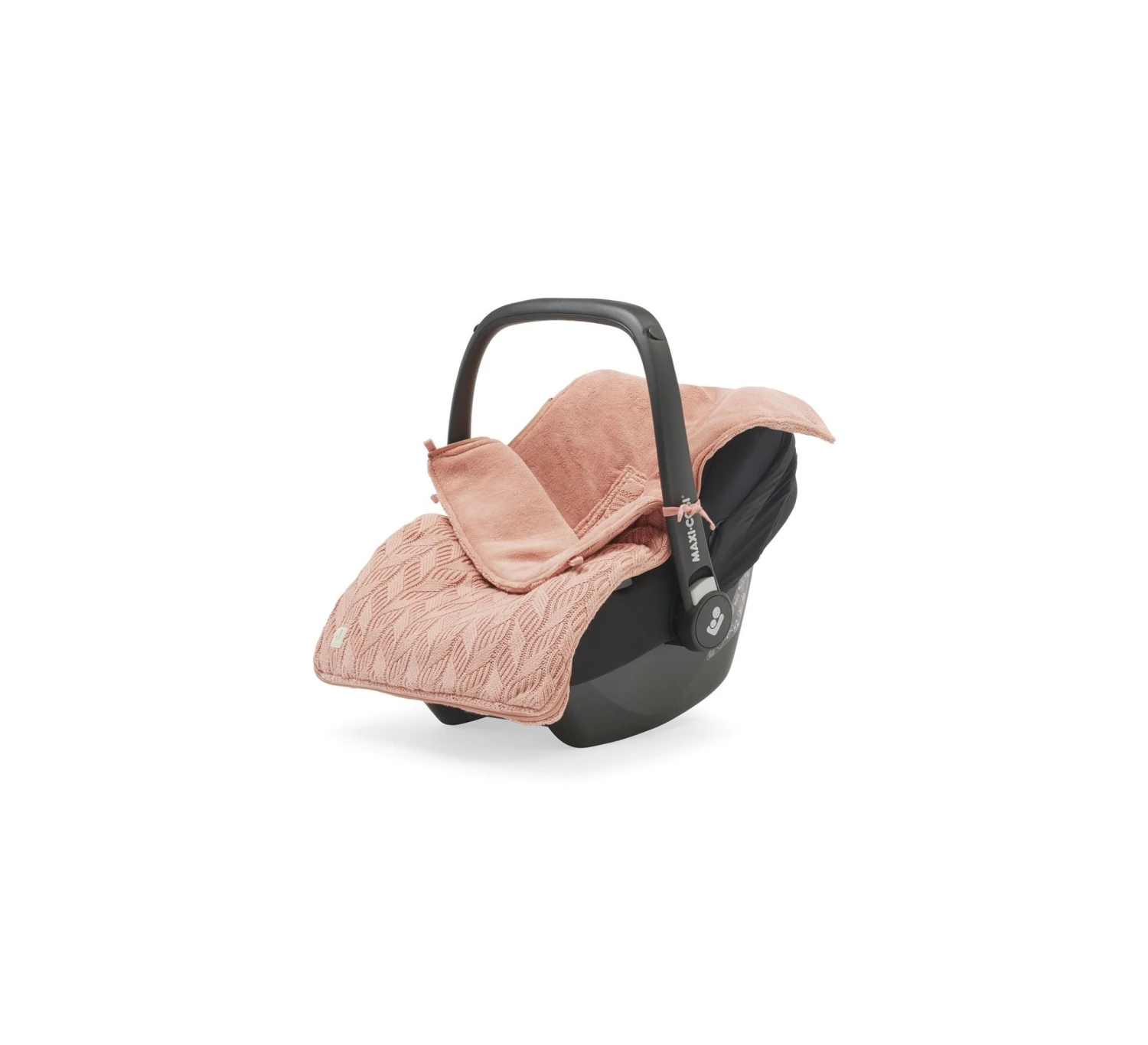 Jollein Voetenzak Groep 0+ Spring Knit - Rosewood 3 Jollein Voetenzak Groep 0+ Spring Knit - Rosewood