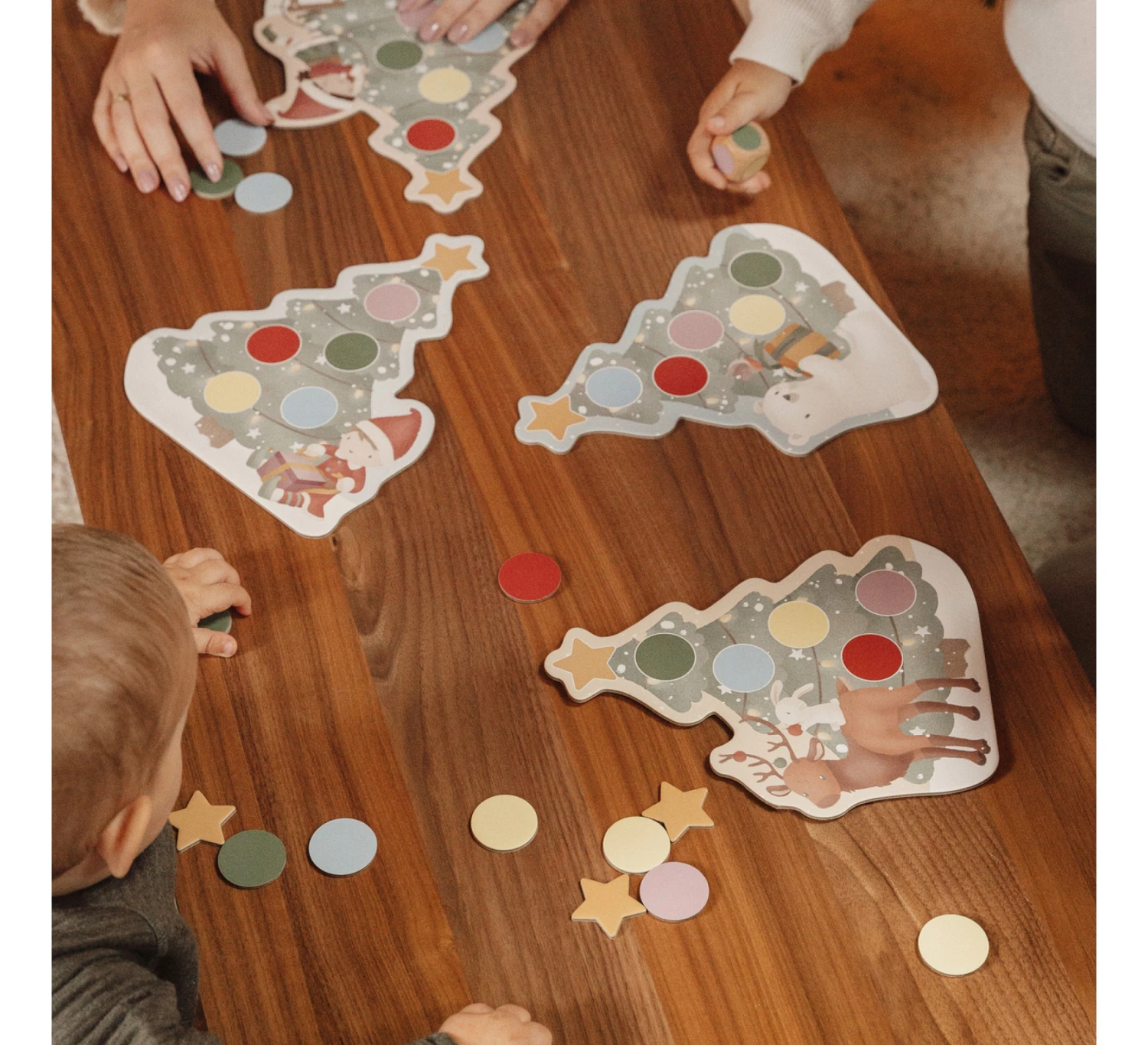 Little Dutch Kerstbomen Spel 4 Little Dutch Kerstbomen Spel - Afbeelding 2