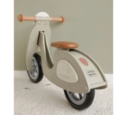 Little Dutch Loopscooter - Olive -Little Dutch Winkel little dutch loopscooter olive 4
