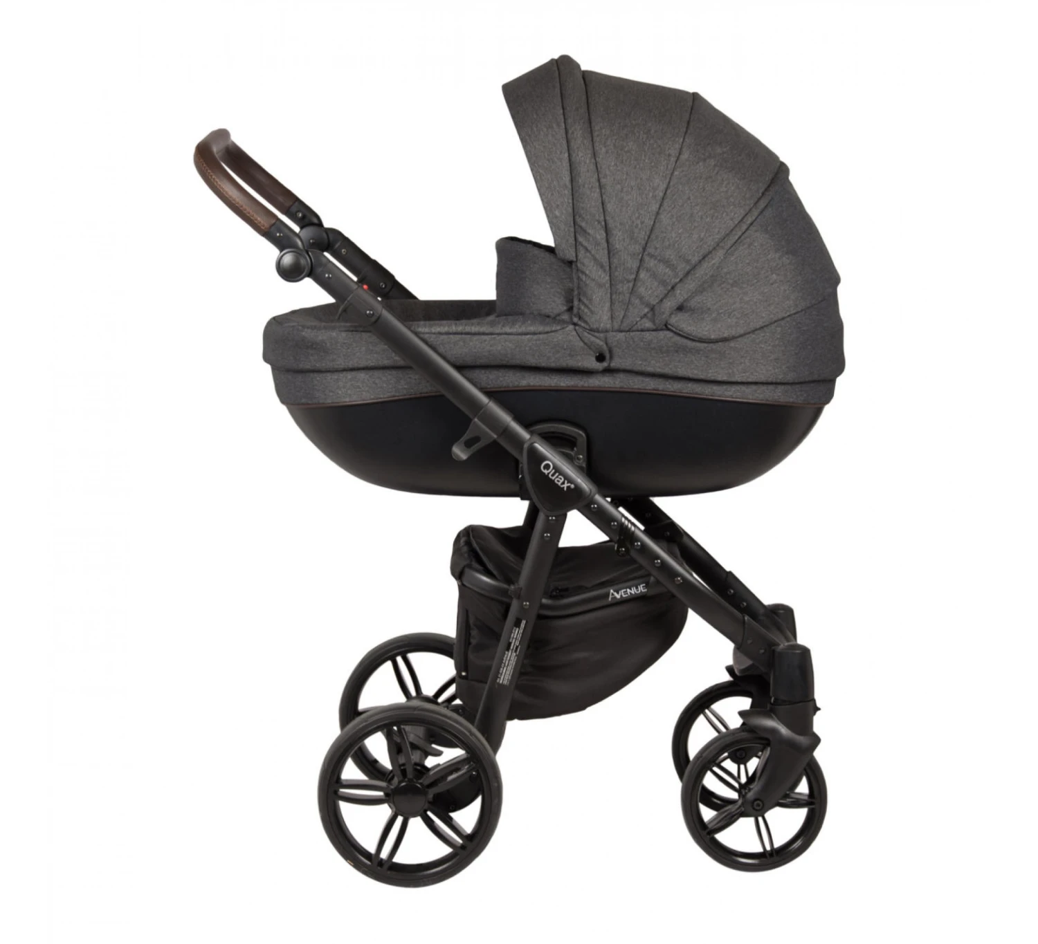 Avenue Kinderwagen Linen Black 3 Avenue Kinderwagen Linen Black