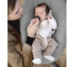 Stokke Nomi® Newborn Set - Grey/Grey Blue -Little Dutch Winkel stokkeAR nomiAR newborn set grey grey blue 5