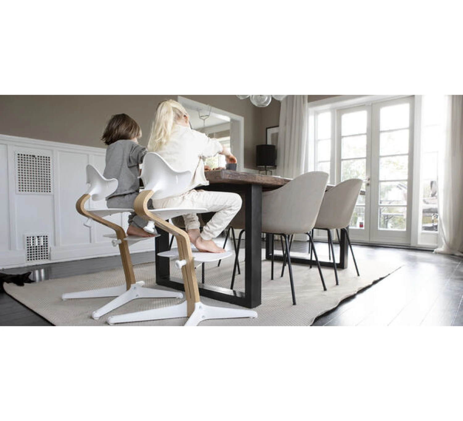 Stokke Nomi® Stoel - Antraciet/Naturel 8 Stokke Nomi® Stoel - Antraciet/Naturel - Afbeelding 6