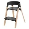 Stokke Steps™ Kinderstoel - Black Naturel 2 Stokke Steps™ Kinderstoel - Black Naturel -Little Dutch Winkel stokkeAR stepsa kinderstoel black naturel