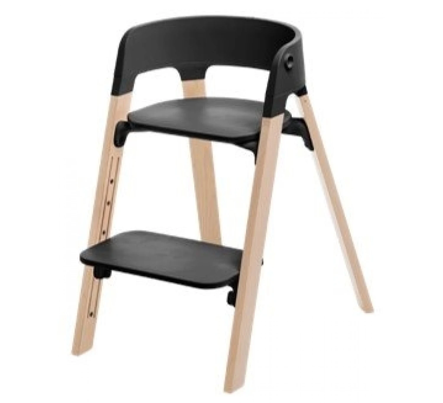 Stokke Steps™ Kinderstoel - Black Naturel 3 Stokke Steps™ Kinderstoel - Black Naturel