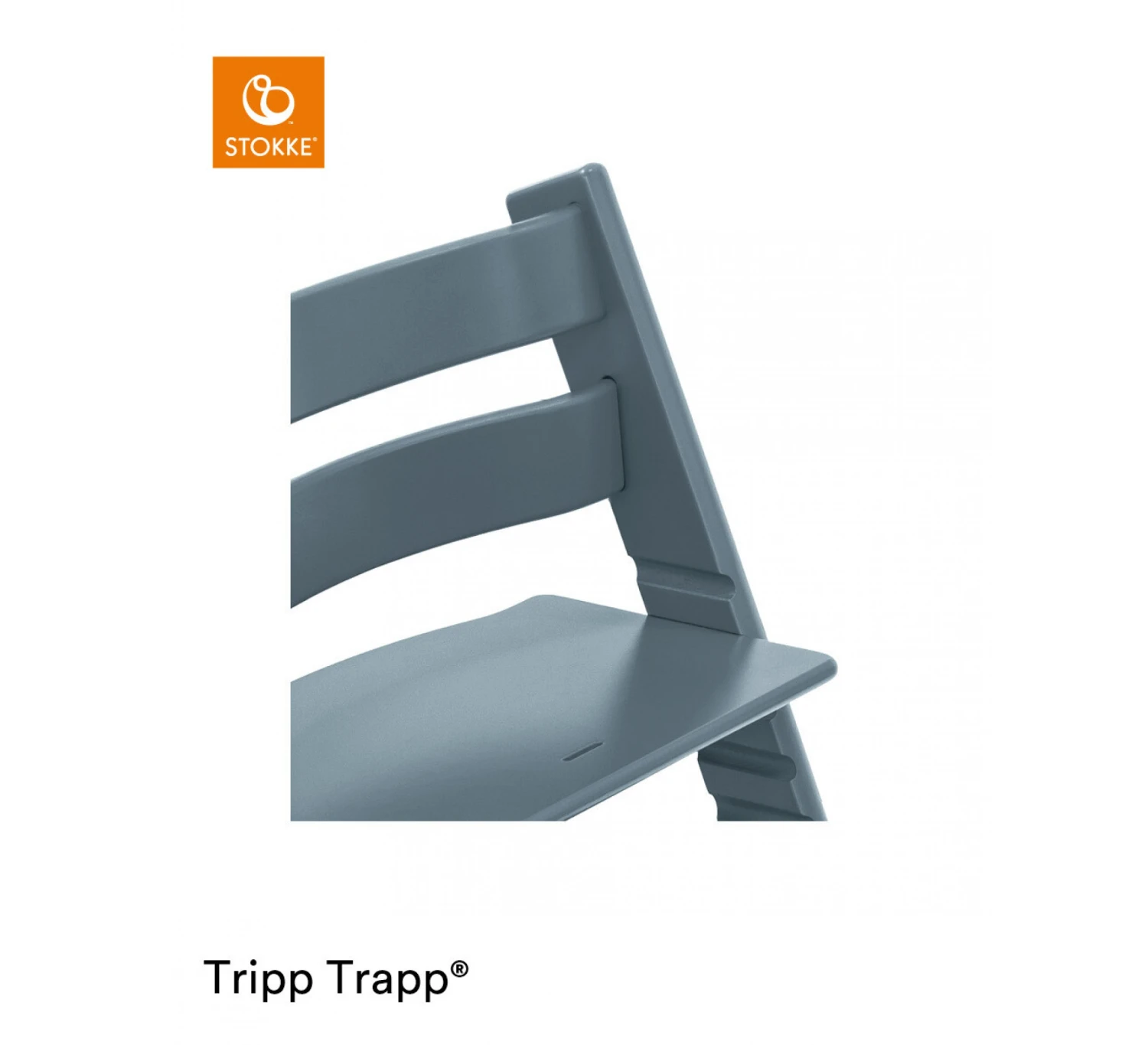 Stokke Tripp Trapp® Kinderstoel - Fjord Blue 4 Stokke Tripp Trapp® Kinderstoel - Fjord Blue - Afbeelding 2