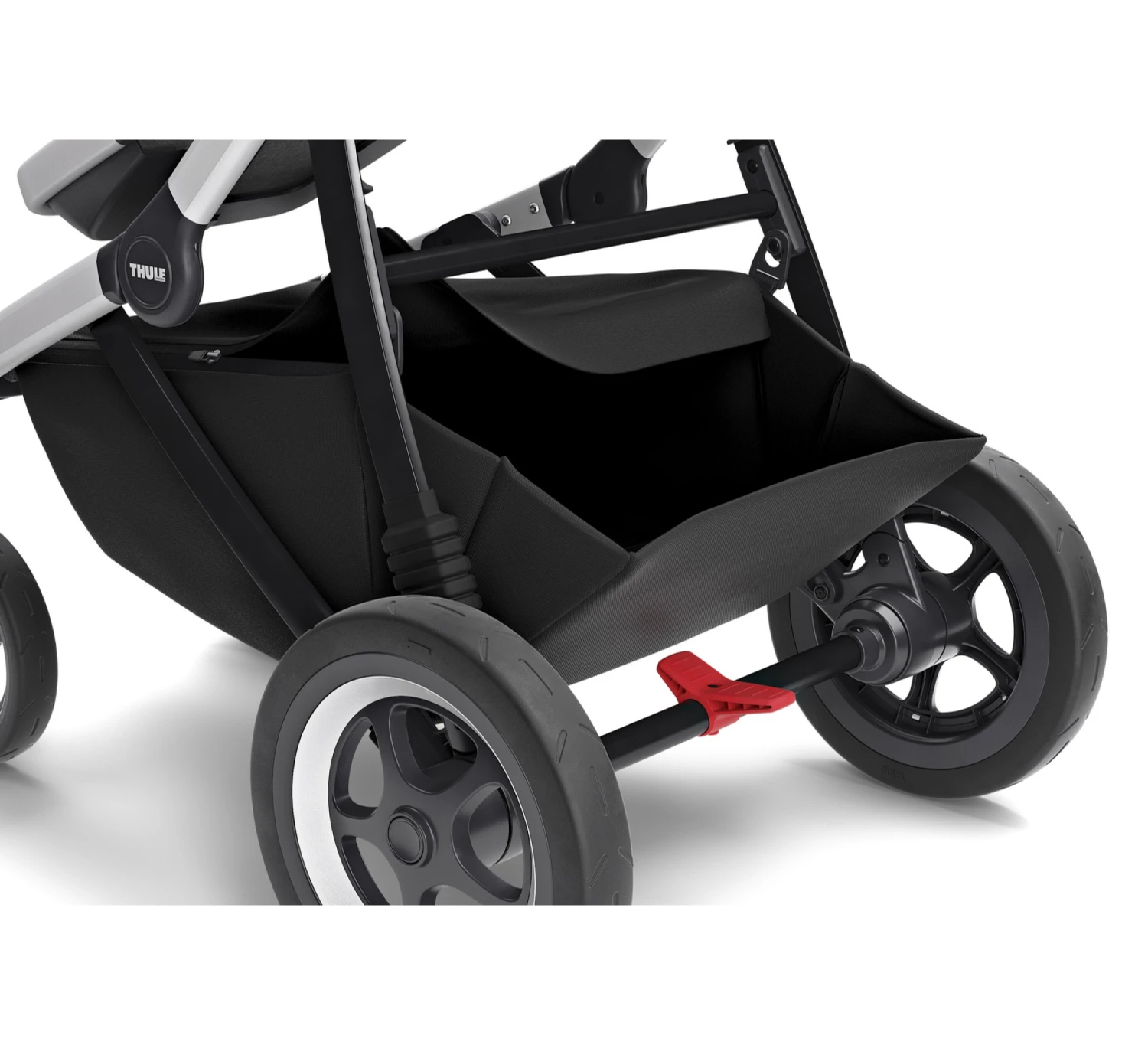 Thule Sleek Kinderwagen - Grey Melange 6 Thule Sleek Kinderwagen - Grey Melange - Afbeelding 4